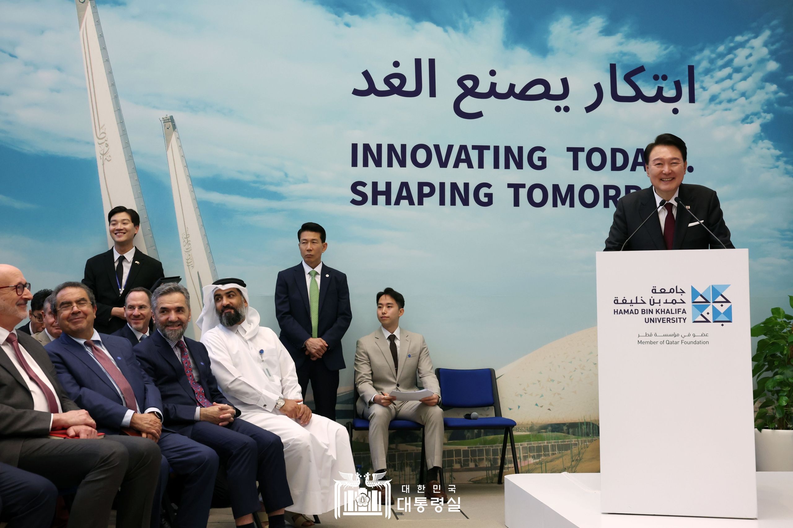 윤석열&nbsp;대통령,&nbsp;카타르&nbsp;청년&nbsp;리더와의&nbsp;대화&nbsp;참석&nbsp;관련&nbsp;이도운&nbsp;대변인&nbsp;서면브리핑